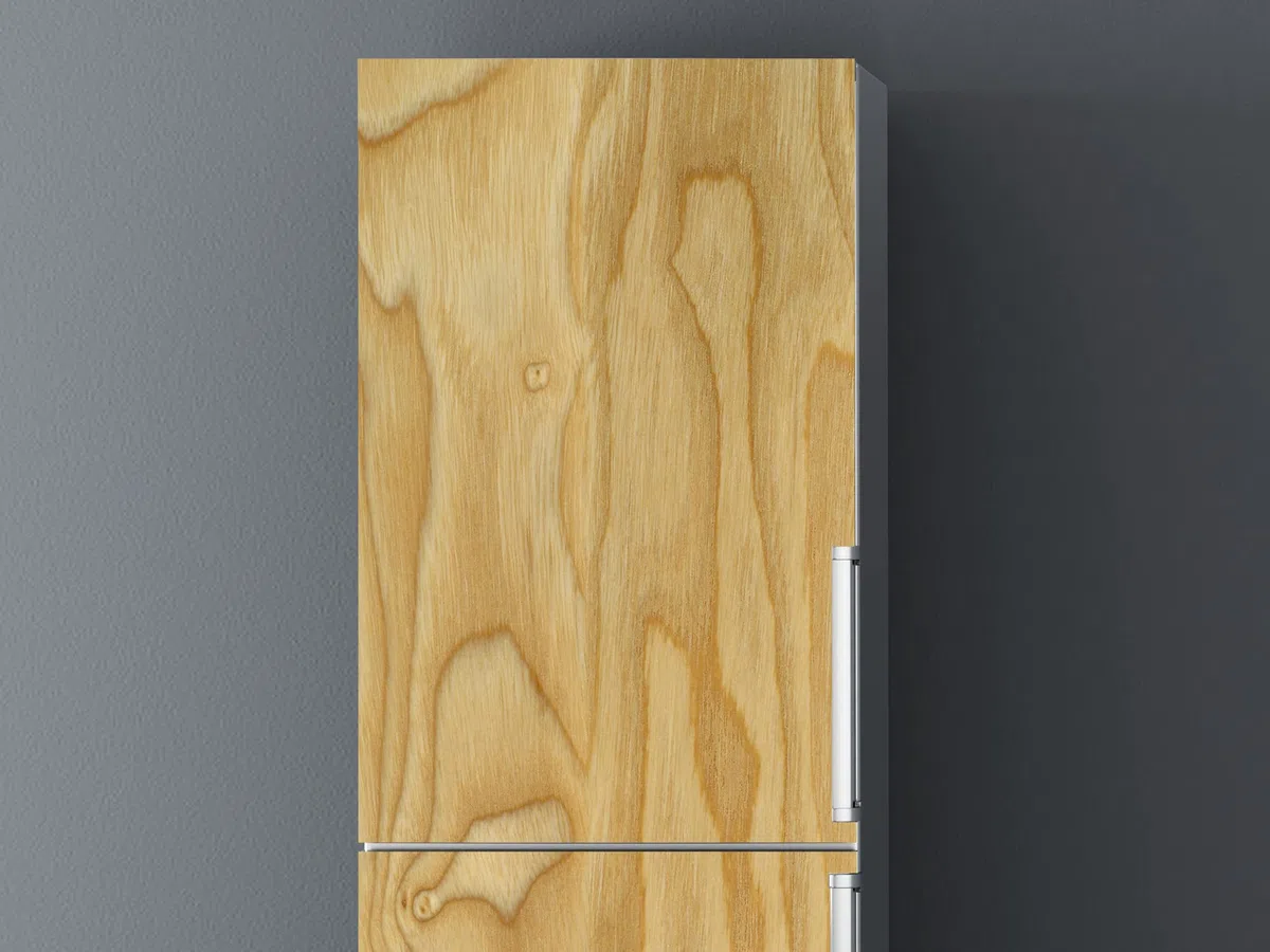 Pegatinas 3D Vinilo para Frigorífico vetas madera|Varias Medidas 200x70cm | Adhesivo Resistente y de Facil Aplicación | Pegatina Adhesiva Decorativa de Diseño Elegante|