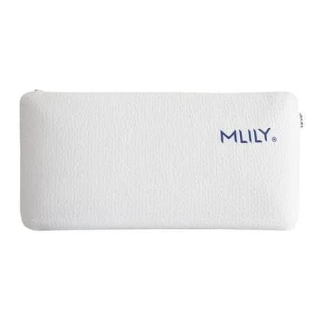 MAXCOLCHON Almohada Viscoelástica Mlily Perforada con Tratamiento Eco-Fresche Antibacteriano Y Transpirabilidad Media-Alta De 70x35 cm. Incluye Funda con Cremallera