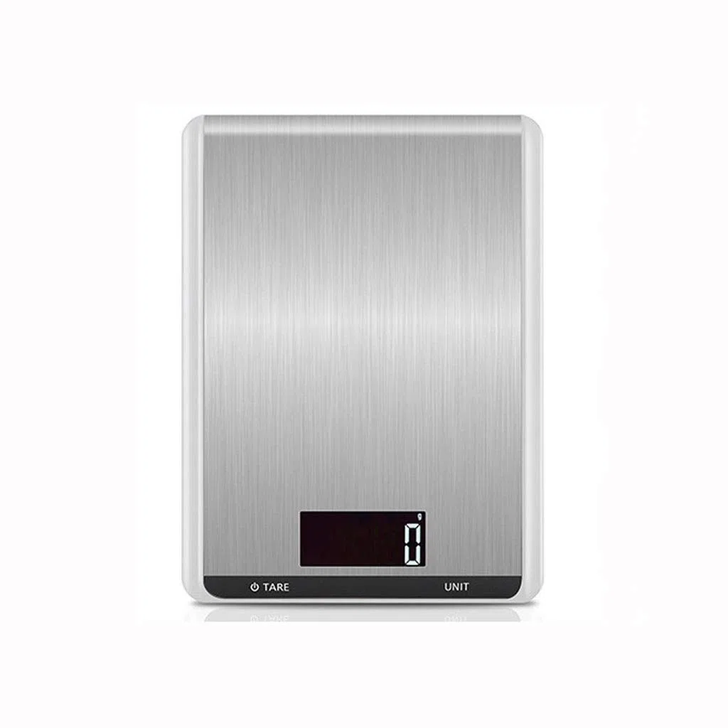 Báscula digital de bolsillo, minibáscula digital de precisión de 10 kg, acero inoxidable, función de tara for cocinar, hornear, frutas y verduras en casa.