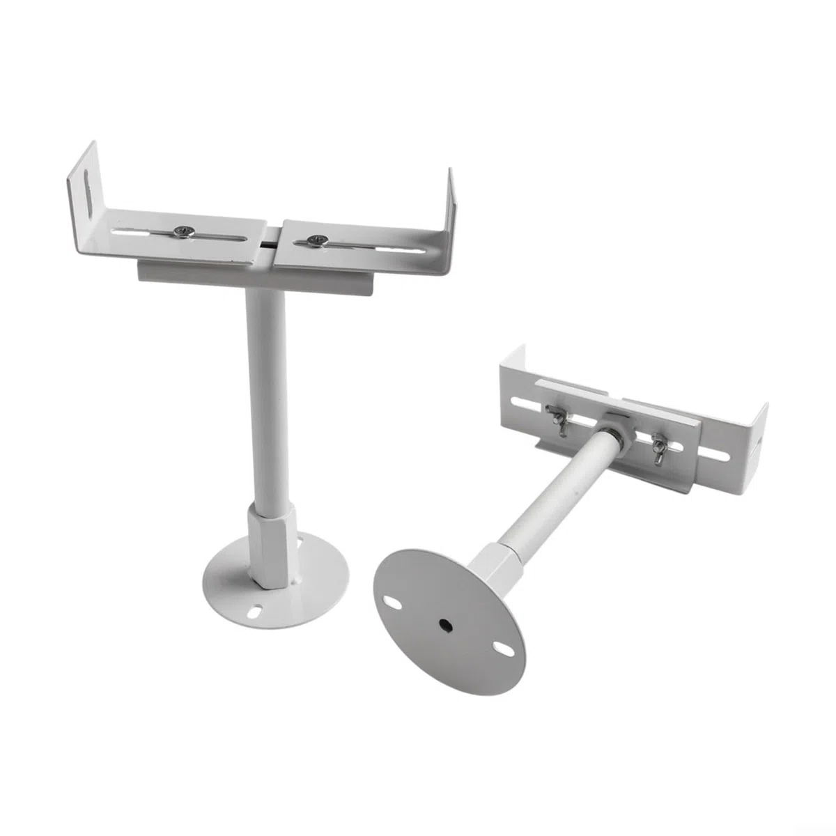 Juego de soportes de suelo de radiador de aluminio, altura ajustable de 11 a 36 cm para posicionamiento vertical de radiadores de hierro fundido, estructura gruesa, resistente a la niebla
