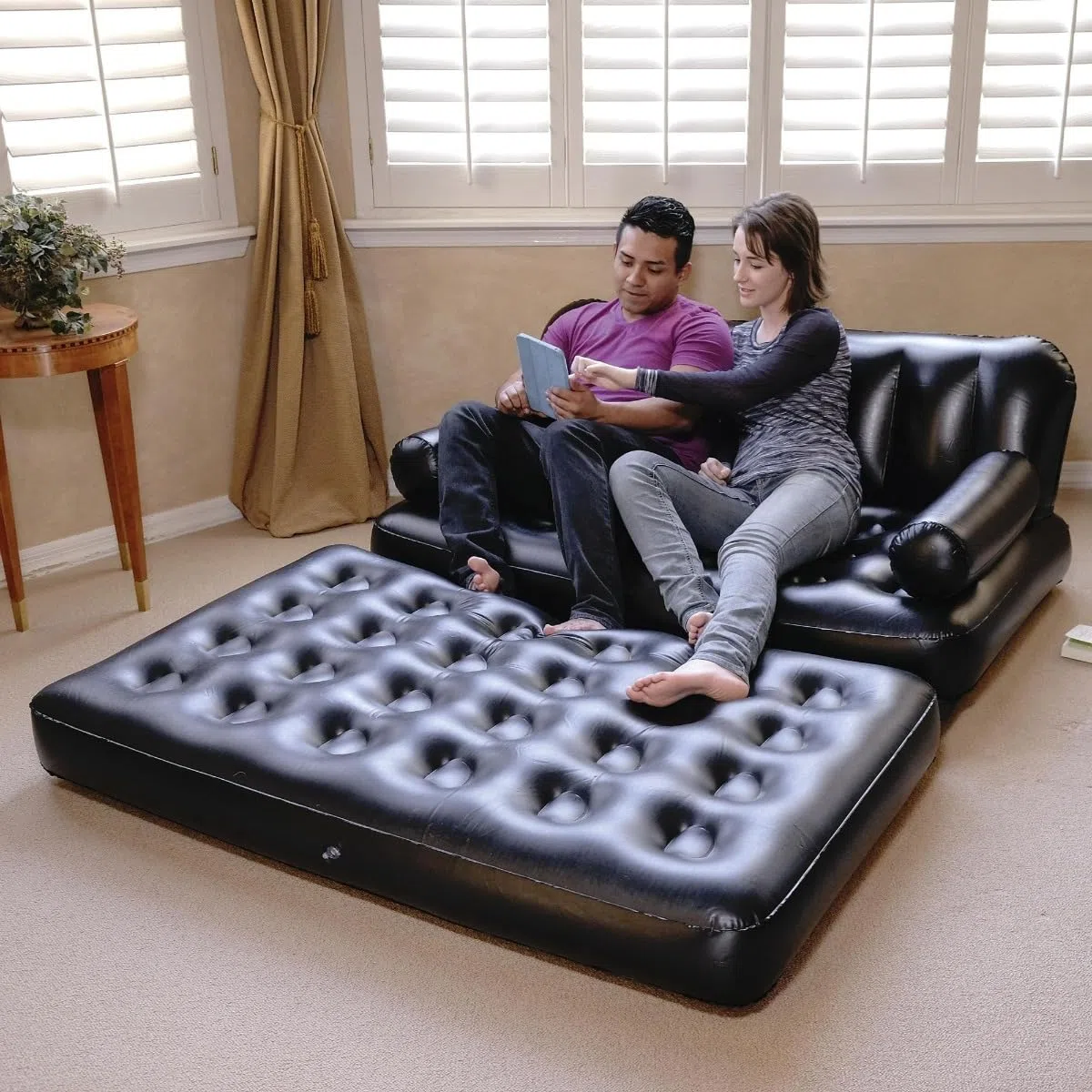 Sofá Hinchable Bestway Extra Confortable Chaise Lounger 165x84x79 cm