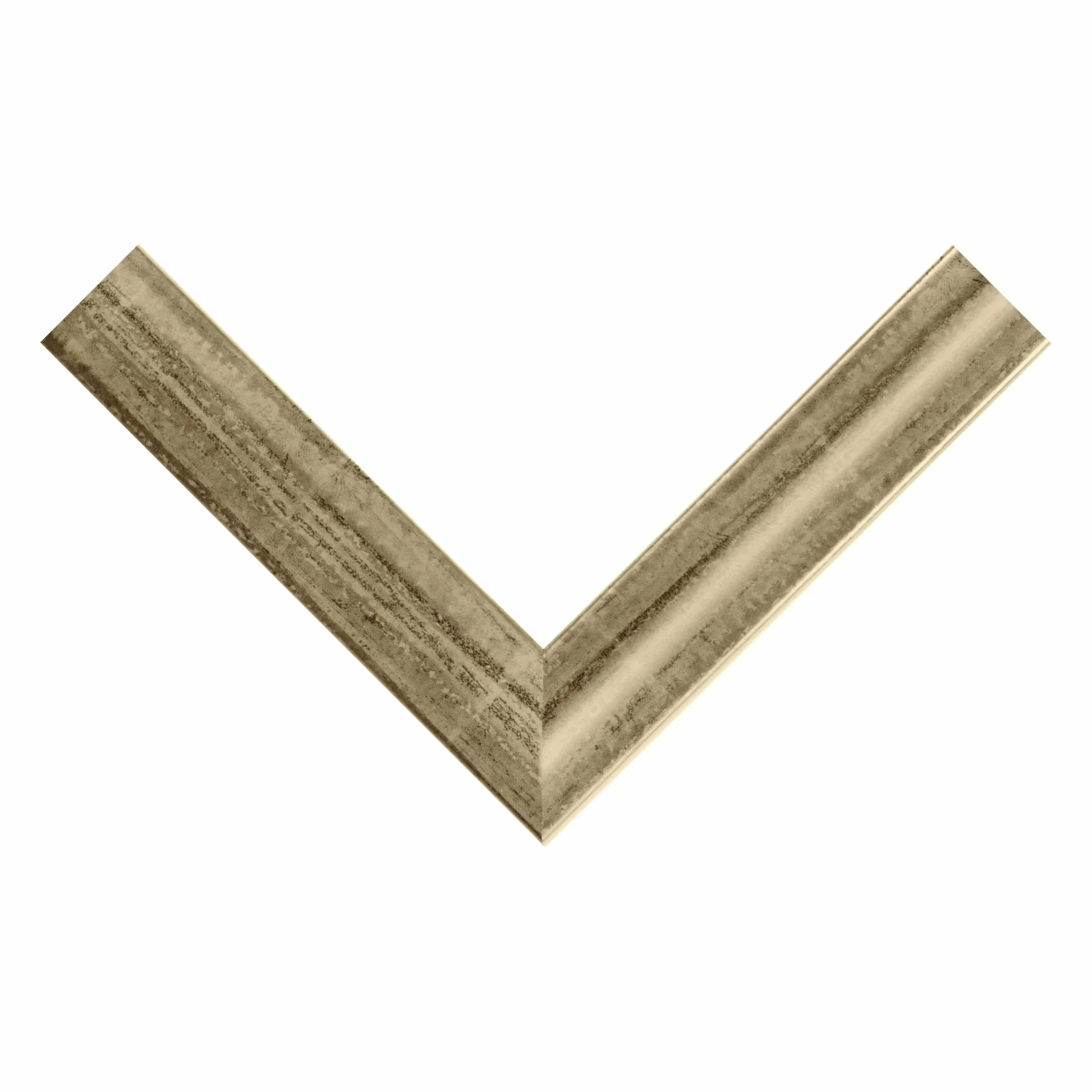Marco de fotos FRAMO de madera 32 x 47 cm a medida - Hoja de Plata | Tamaño seleccionable | incl. cristal acrílico antirreflejos | Marco para rompecabezas | Foto | Póster