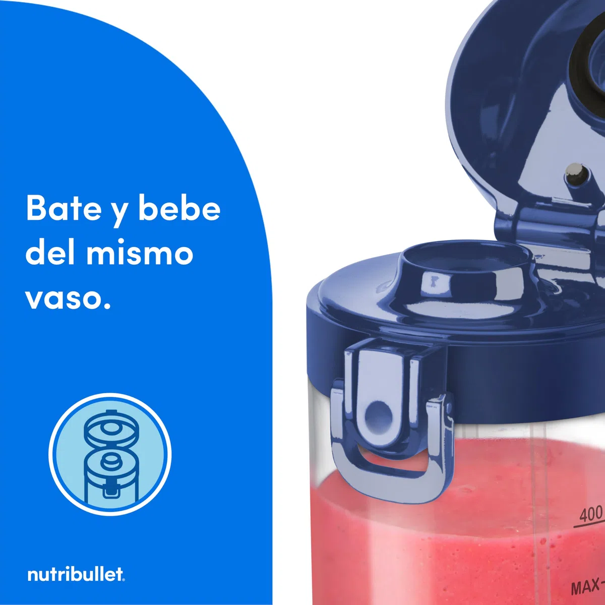 Batidora de Vaso Nutribullet NBP003NBL Azul 900 W