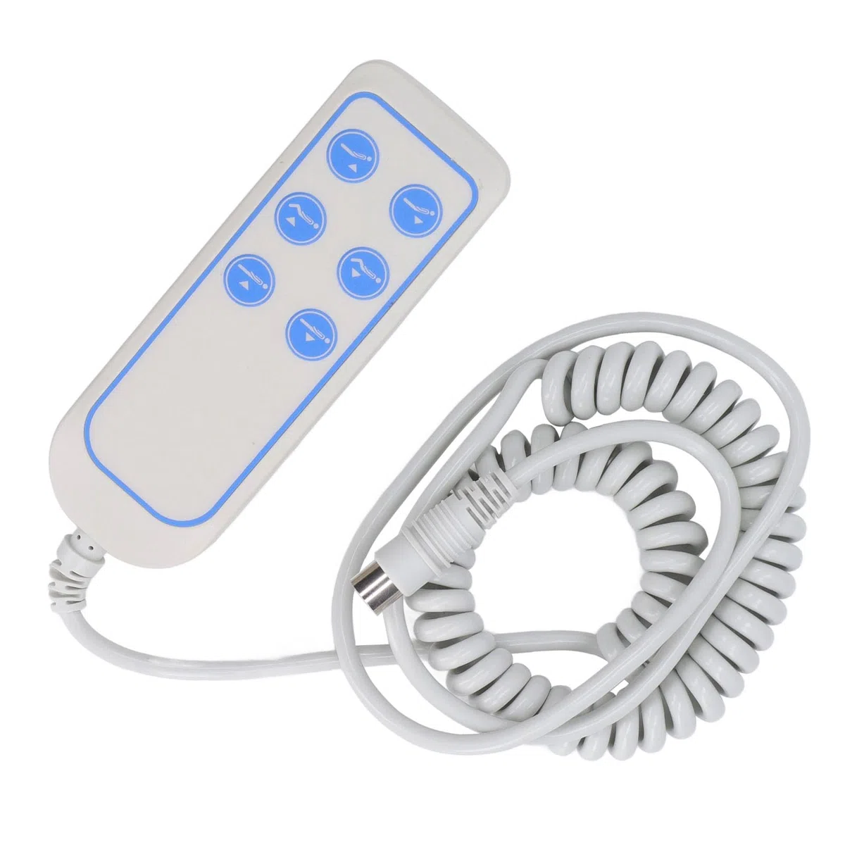 Fdit Controlador de Cama Elevadora, Cable Manual, Regulador de Mano, Cama Ip66, Empuje para Sillas Elevadoras de PVC de 8 Pines