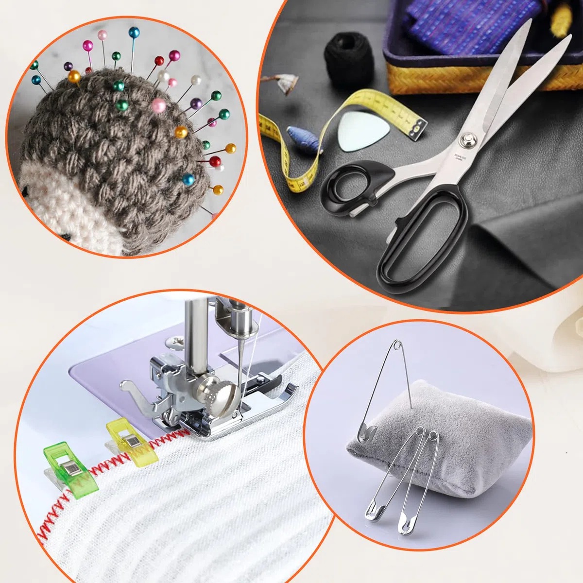 KingTool Kit de inicio de costura definitivo de 77 piezas