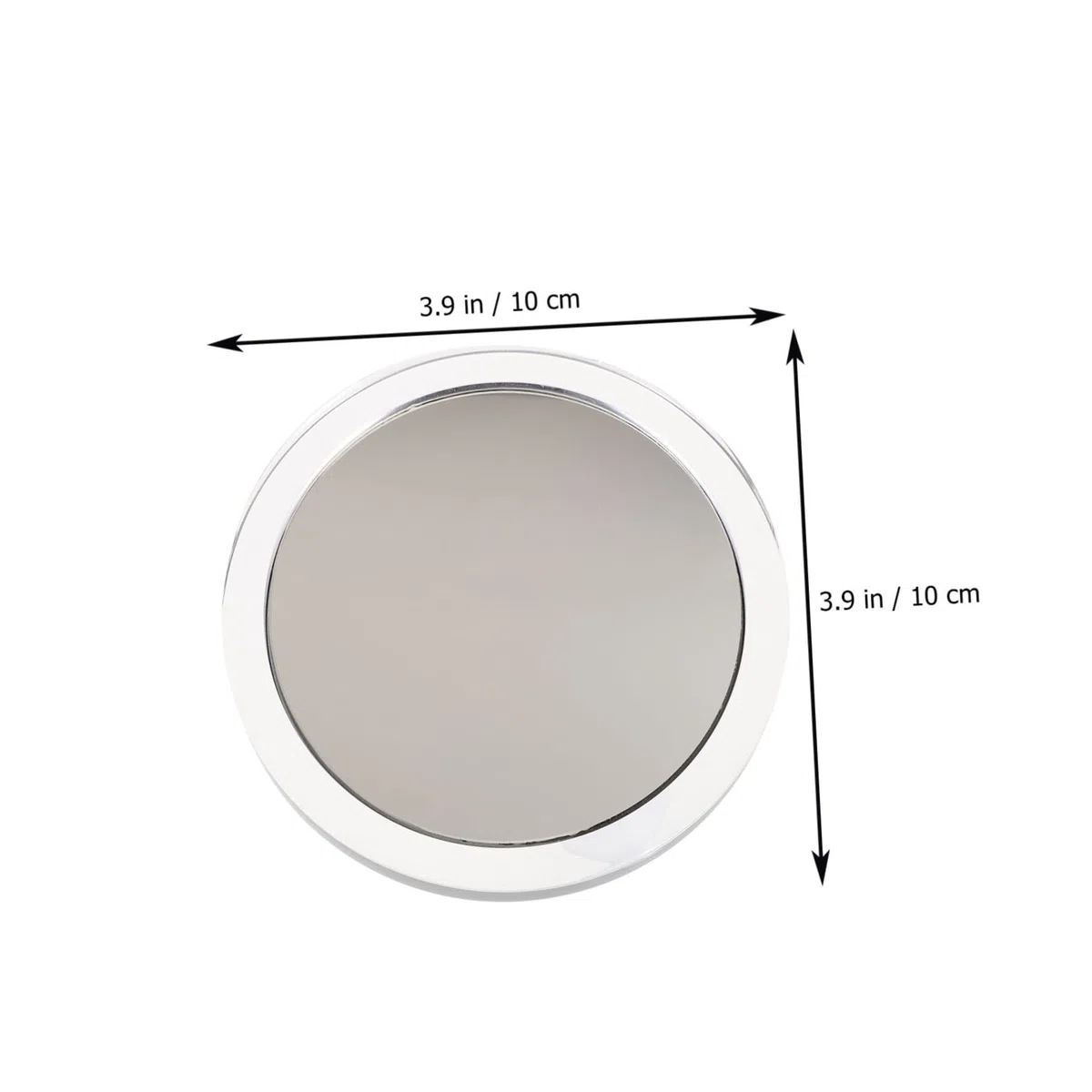 FRCOLOR 4 Espejos de Maquillaje con Ventosa para Mujer, Espejo de Maquillaje, Espejo de baño, Espejo de Aumento, Espejo de 20 aumentos, práctico Lupa de Afeitar, Viajes