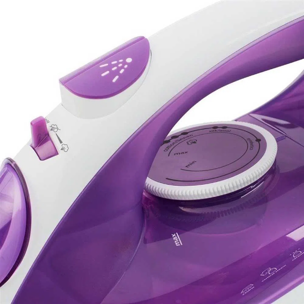 Tristar ST-8350 Plancha de vapor, suela de cerámica, 2200 W, presión de vapor continua de 30 g/min, antical y antigoteo