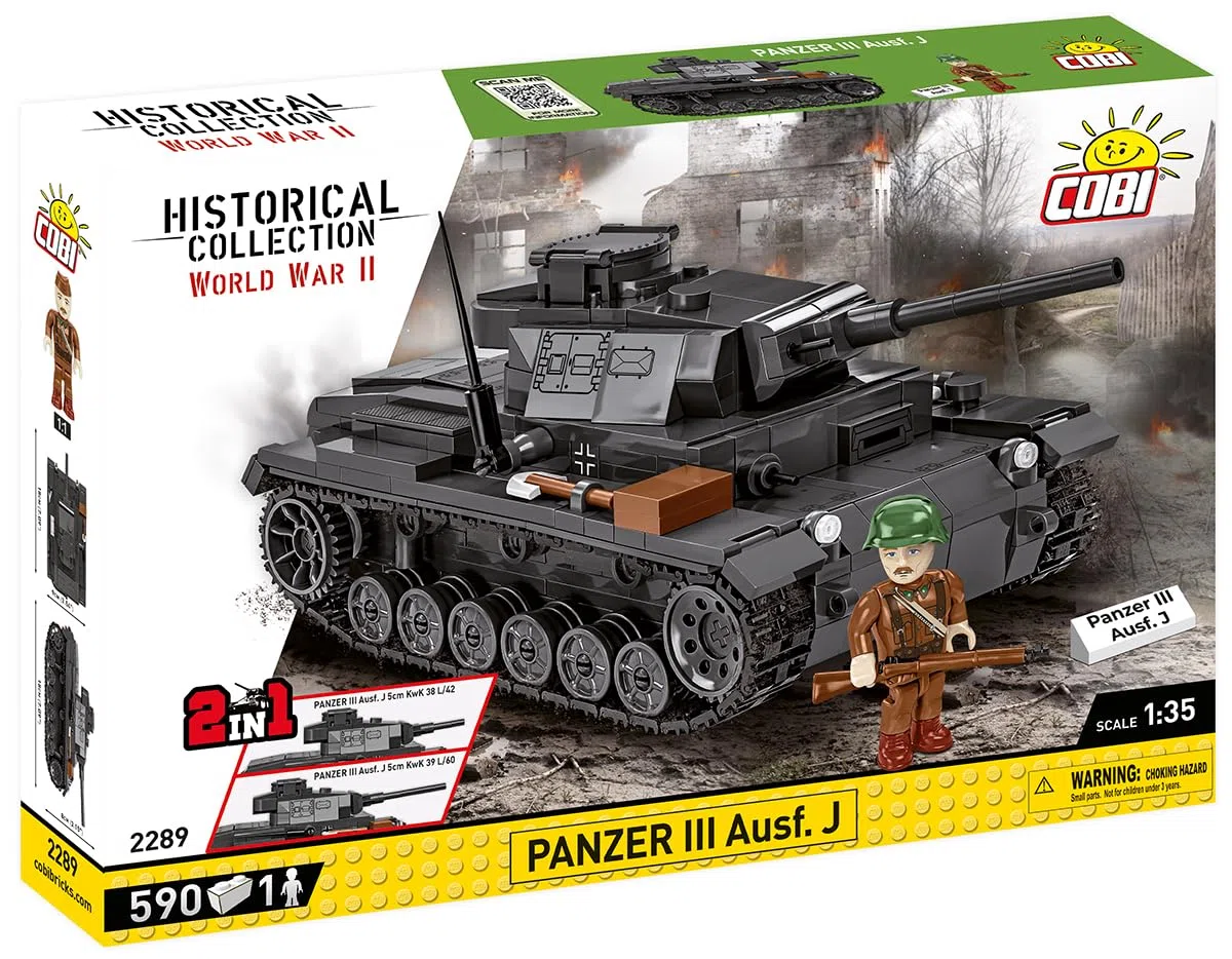 COBI Historical Collection World War II Panzer III Ausf.J 2289