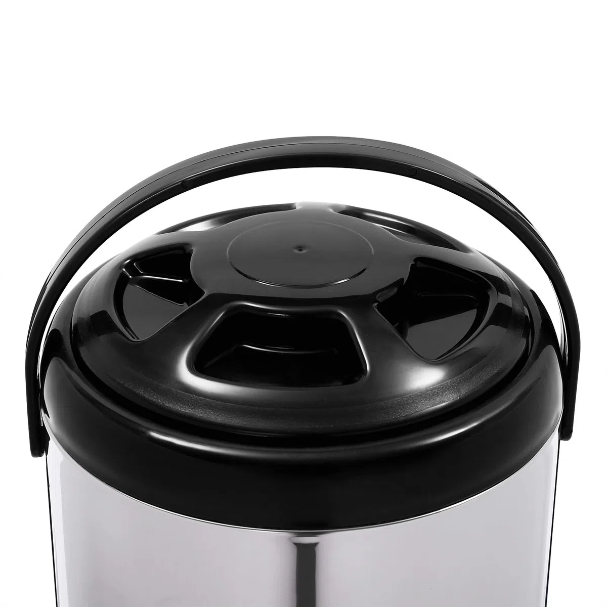 Dispensador de bebidas aislado de acero inoxidable con grifo, urna de catering para agua caliente, jugo, café, té, cubo térmico para fiestas