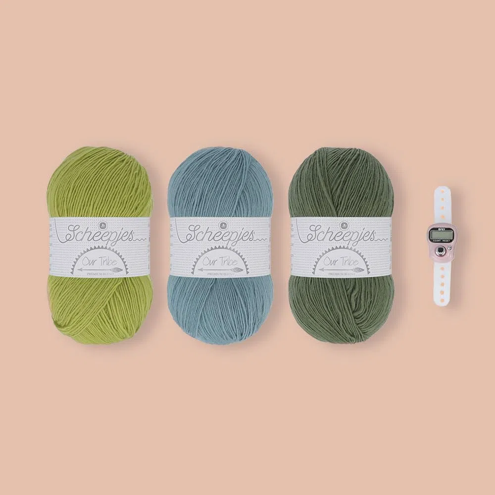 Scheepjes - Scheepjes Kit de Tejer Chal Fibonacci - 1 Juego