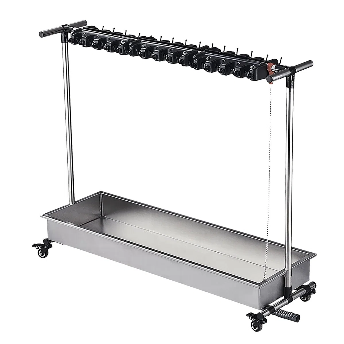 Piso Móvil de Pie Mop Escoba Titular Poner Fregas Húmedas Limpieza Cleanin Herramienta Carro de Limpieza Suministros Organizador para Cocina de Garaje, Etc. Mop Lavar Estante de Drenaje con