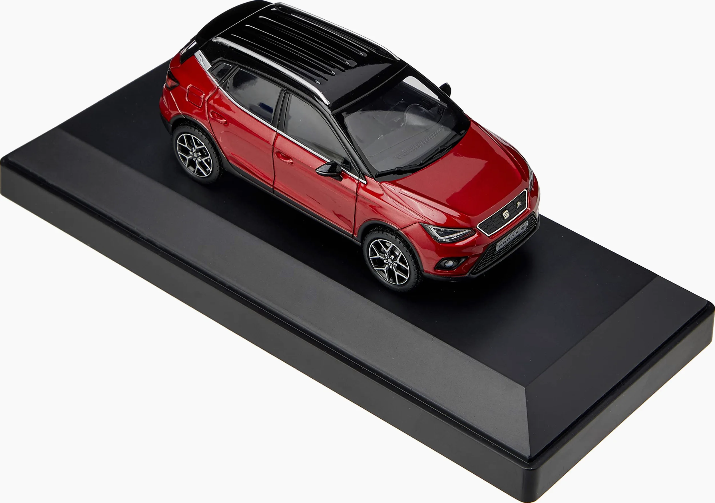 Seat 6H1099300HBQ Arona FR - Modelo de Coche Original en Miniatura 1:43, Color Rojo