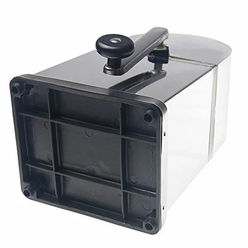 KATSU Picadora de Hielo Manual con Bandeja de Hielo y Cuchara para Cócteles y Batidos, Acero Inoxidable 769008