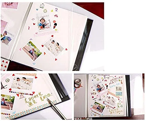 Álbum de Fotos de Bricolaje Autoadhesivo Colección Impresión de Viajes Álbum de Parejas Regalos creativos para Enviar a los Estudiantes a graduarse para Recordar(Color:#1)