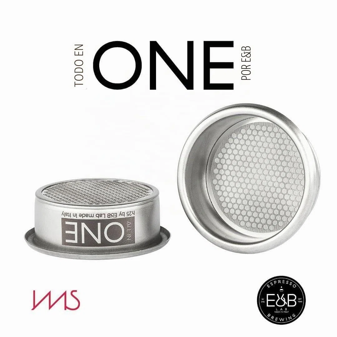 IMS - Cesta de filtro todo en uno de E&B, Lab para cafeteras espresso portafiltro de 58 mm con perfilado a presión (H28)