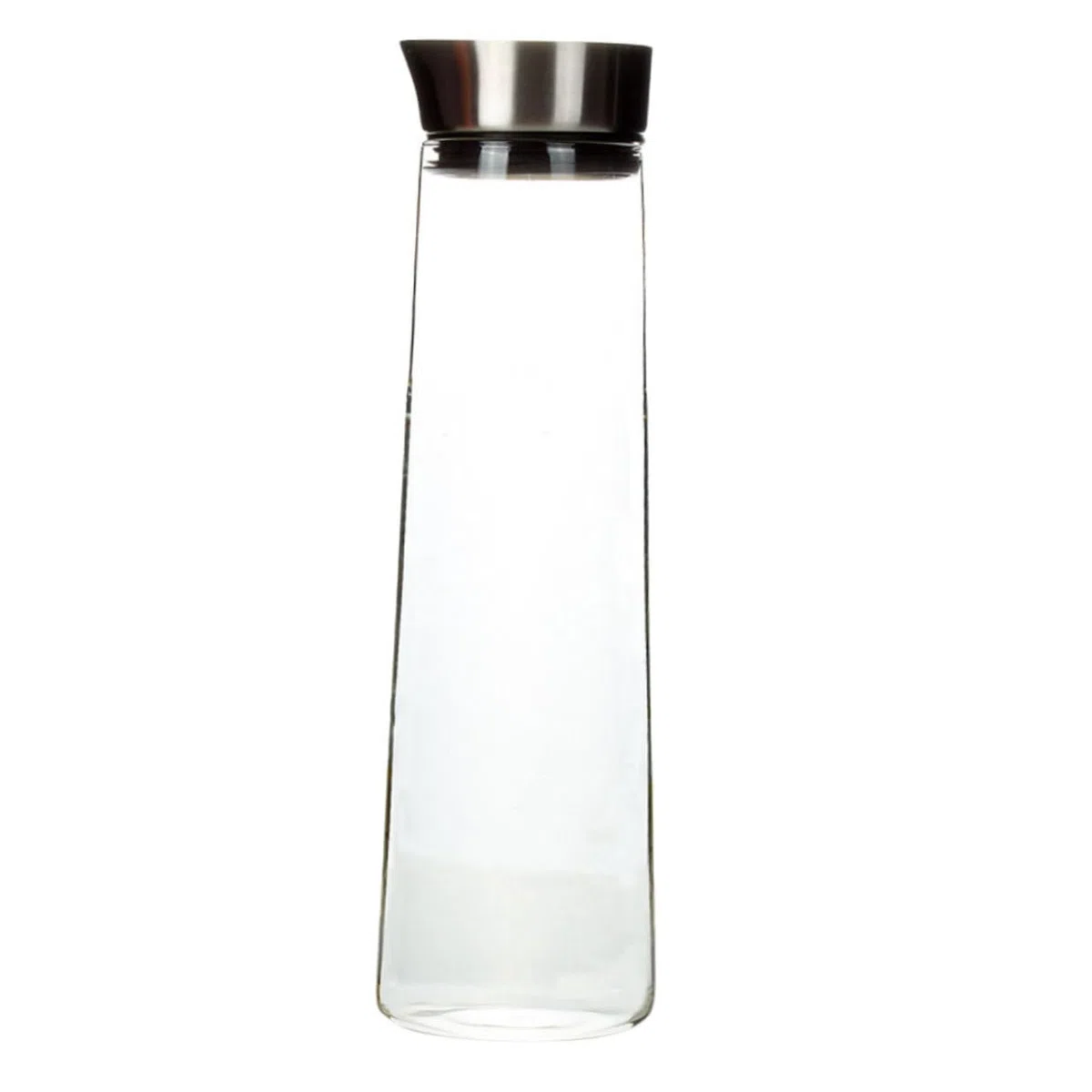 Jarra De Agua Fría De Vidrio Borosilicato 1l, Botella Antifugas Tapa De Acero Inoxidable, Recipiente Resistente Para Jugos y Bebidas, Uso Doméstico y Refrigeración