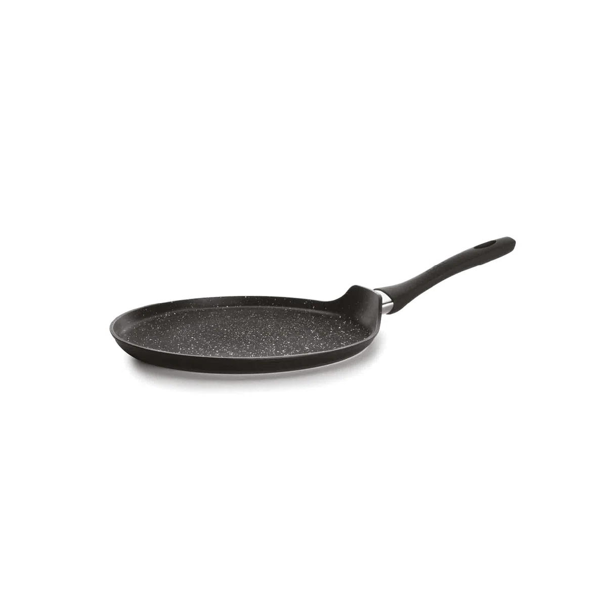 IBILI - Sarten Crepes Natura, 28 cms, Aluminio, Antiadherente Estilo Piedra, Apto para induccion