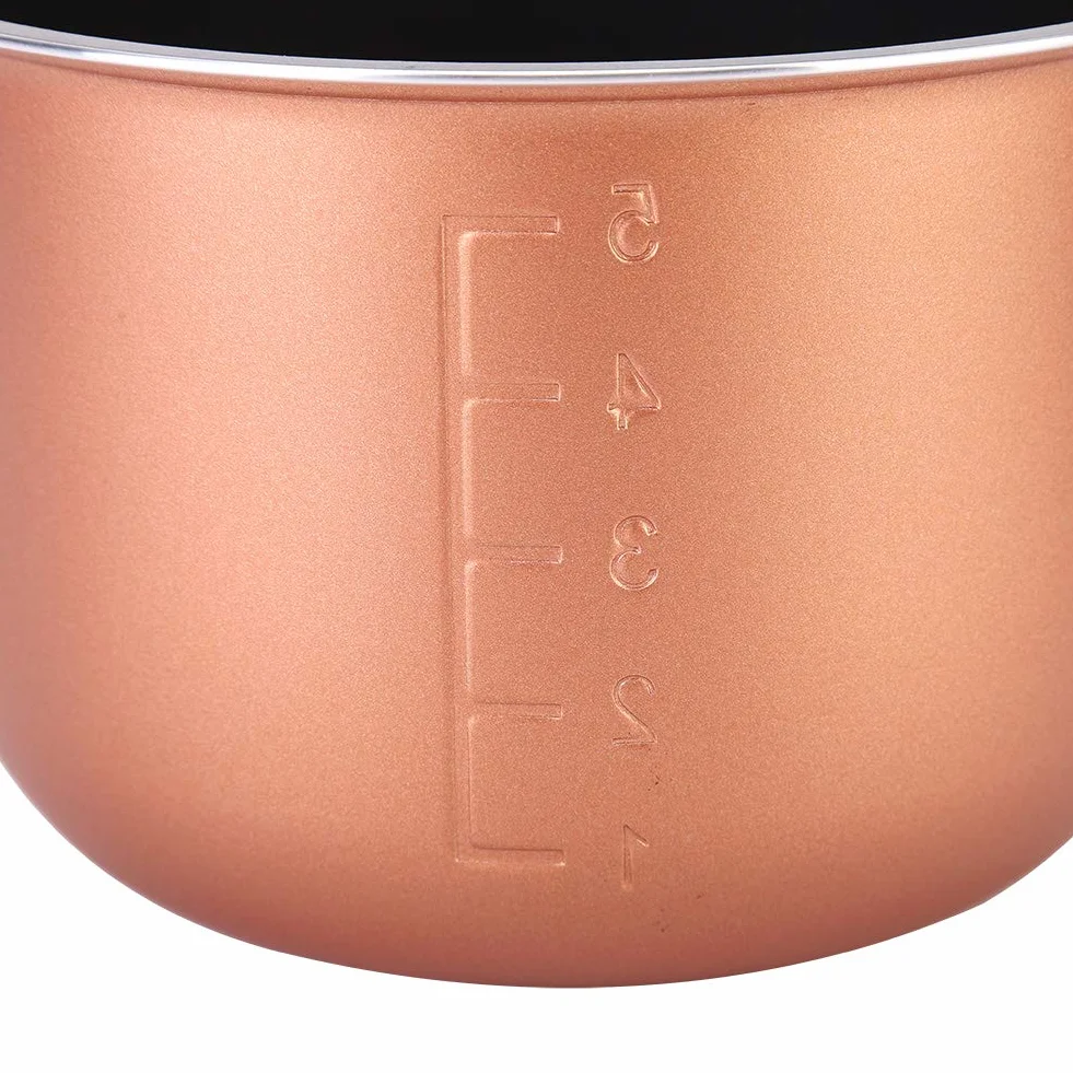 Olla Antiadherente Antiadherente Revestimiento Interior de Olla Antiadherente Reemplazo del Revestimiento Interior de la Olla de Cocción, Accesorios de Piezas de Olla Arrocera o