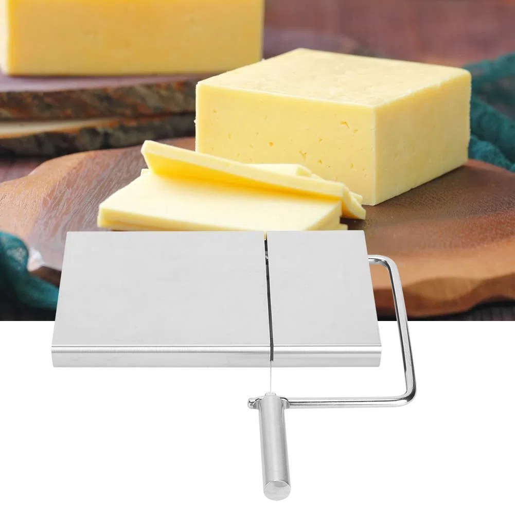 Cortadora Queso Hogar Cortador Mantequilla Jamón Queso Acero Inoxidable Con Alambre Corte Cocina Accesso Cocina Servir Herramientas Para Hornear
