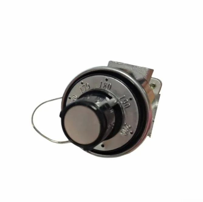 Válvula de termostato de cocina profesional para cocina, parte de freidora comercial, rango 150-200C, construcción de metal robusto, regulación segura