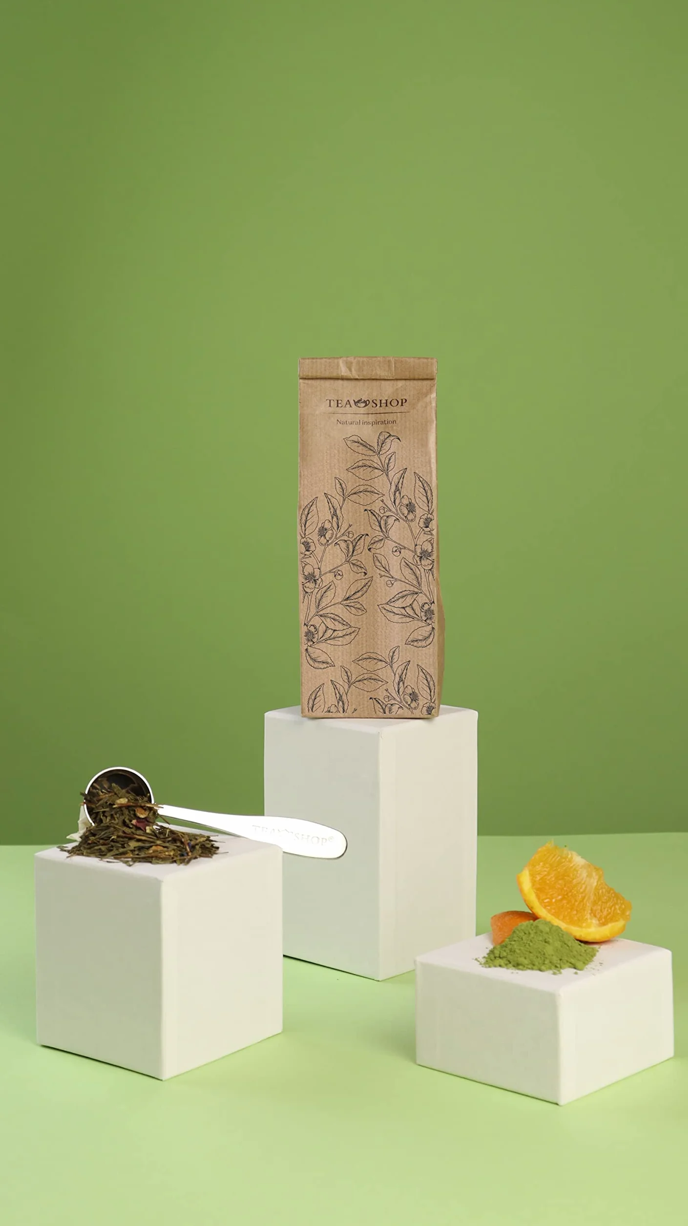 TEA SHOP - Tetera All in One Mallow 0,8L - De porcelana con infusor - Filtro de acero inoxidable - Accesorios para té o infusiones