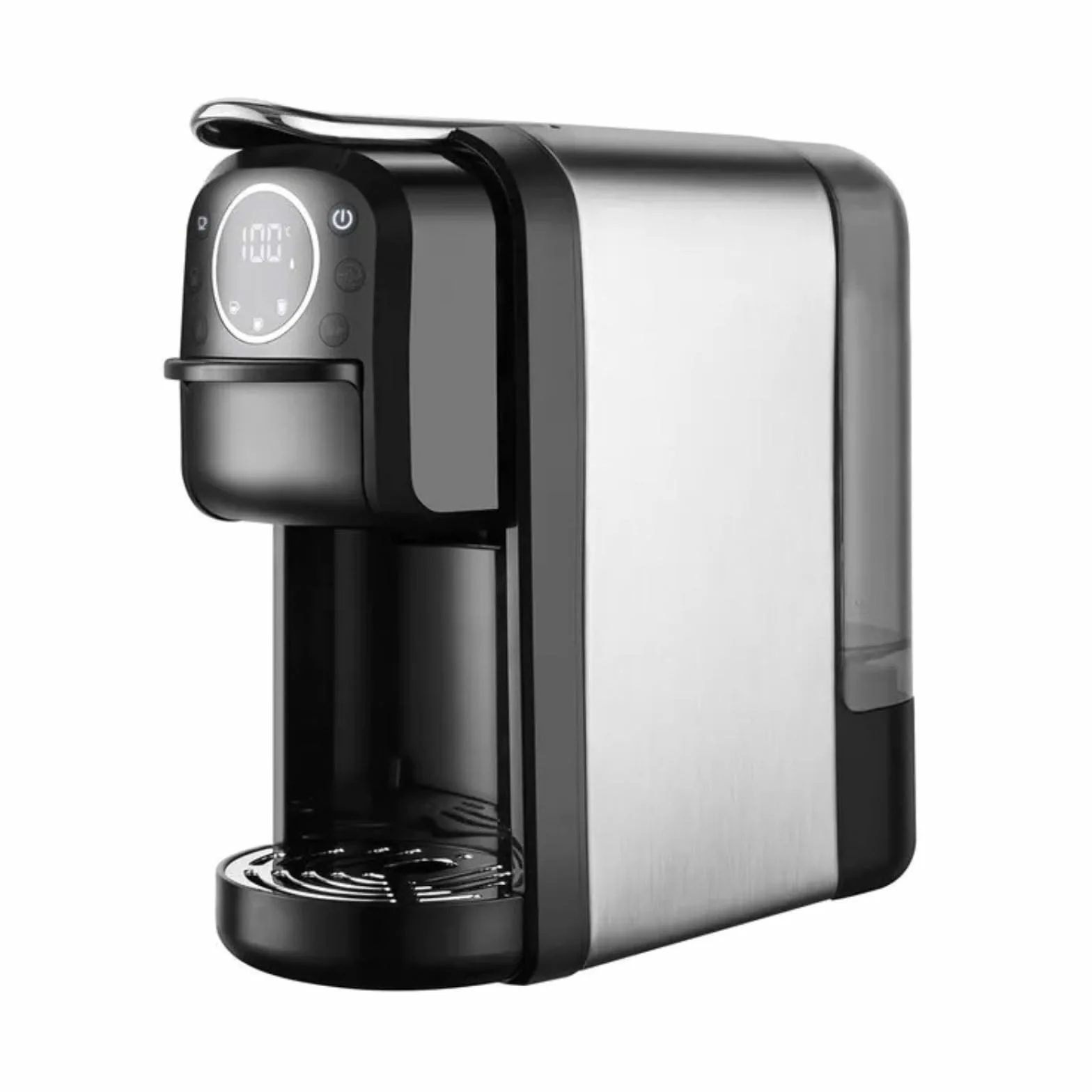 Cafetera Multicápsula Multifuncional Cafetera con pósito Agua Extraíble Electrodoméstico para Cocina, Oficina