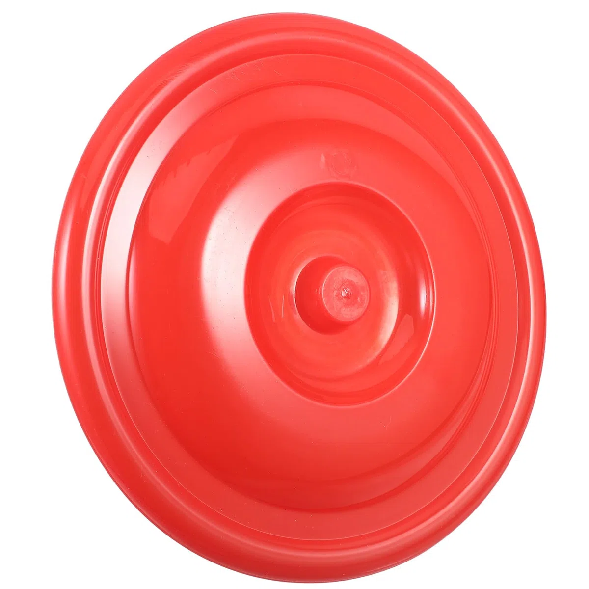 FUOYLOO Tapa de Plástico Roja para Cubo de Basura Grande 33,5 Cm, Cubierta de Repuesto Resistente para Contenedor de Residuos Sanitarios, Accesorio Funcional para Uso Exterior en Hogares