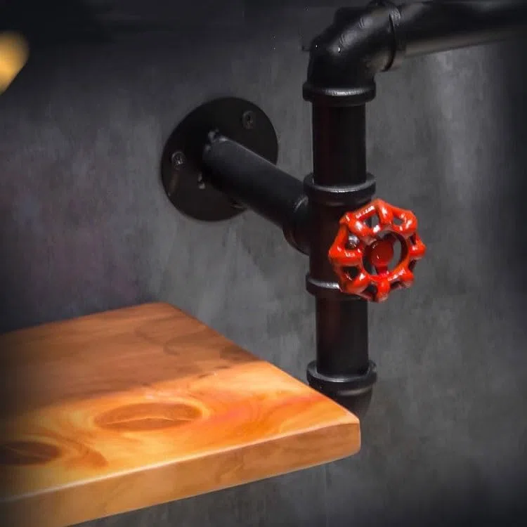 Botelleros Enfriador de Vino Creativo, Estante de Vino montado en la Pared for el hogar, Estilo Industrial, Estante de Pared de Tubo de Hierro, decoración Botellero de Vino Mesa