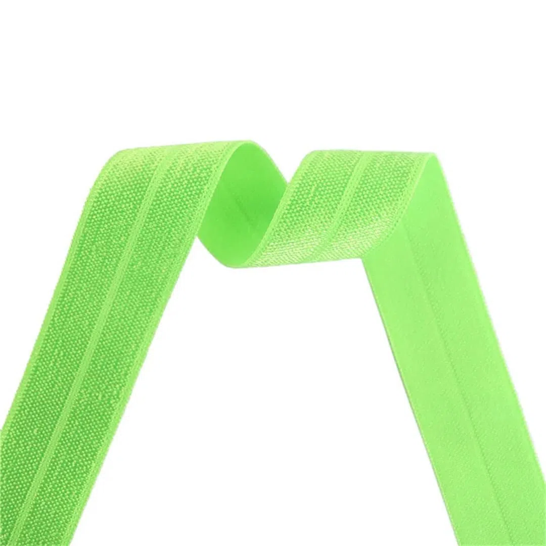 nylon suave goma cintura, Banda elástica de satén de licra, brillante, plegable, de 50 yardas, 3/4", 20 mm, for el pelo, diadema, adorno for costura de vestidos