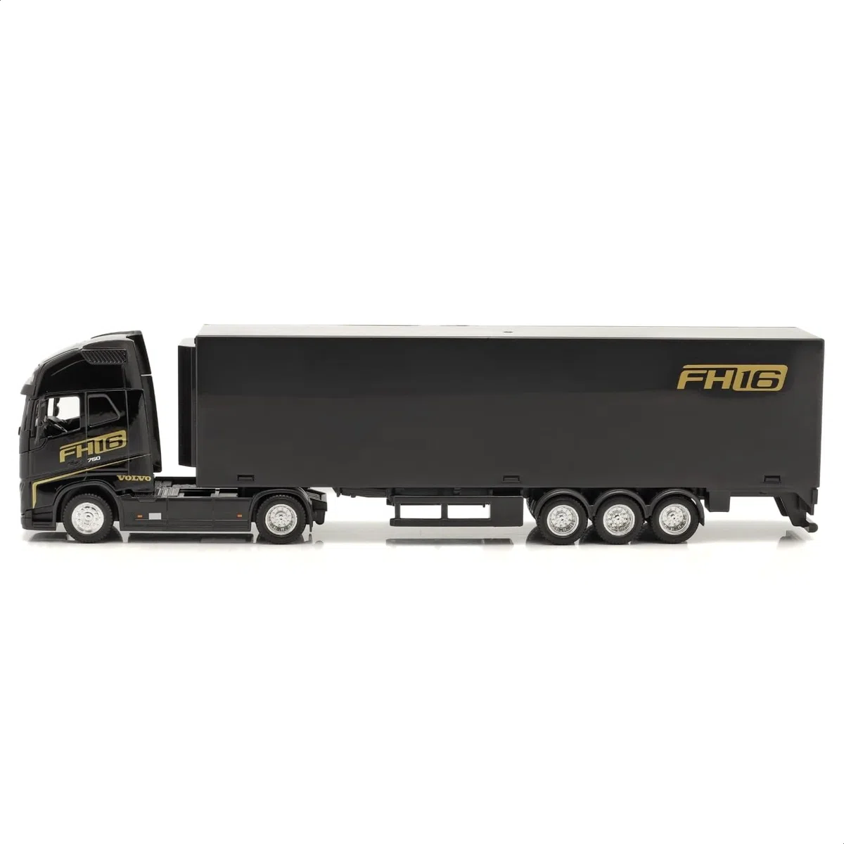 Bburago B18-31461T Street Fire HAULERS - Camión Fundido a presión con Remolque, Volvo FH16 Globetrotter 750 XXL-1:43, Modelo de Juguete Coleccionable, Varios diseños y Colores