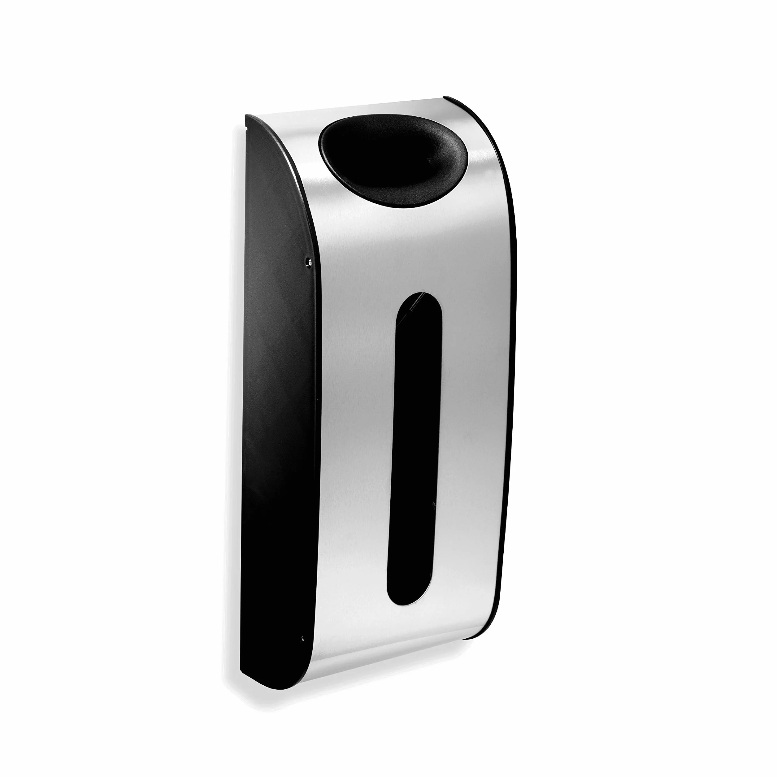 simplehuman KT1166 dispensador de bolsas de pared, acero inoxidable cepillado