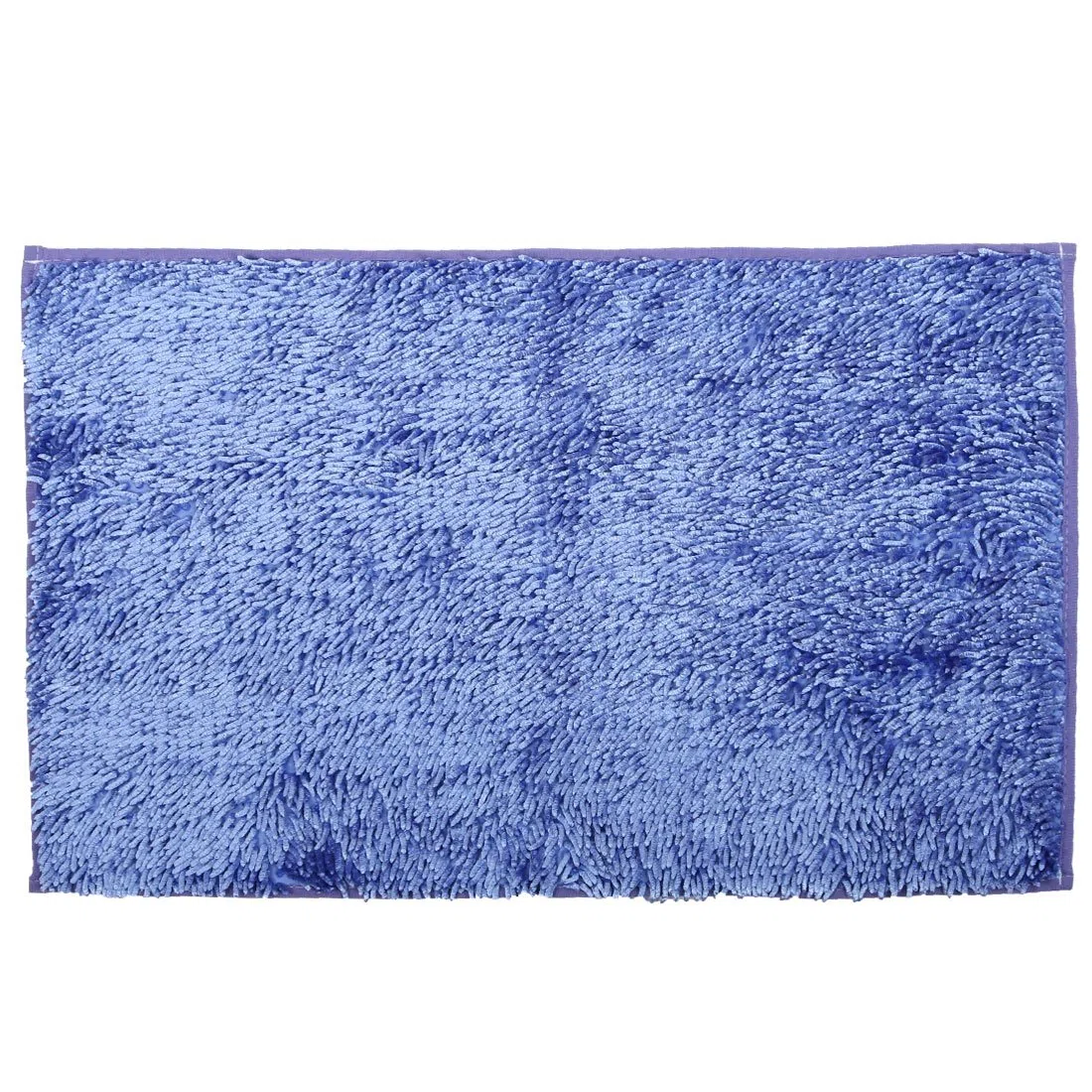 Alfombra de ducha azul de 32 x 20 pulgadas, suave, segura, antideslizante, lavable a máquina, ideal para decoración del hogar