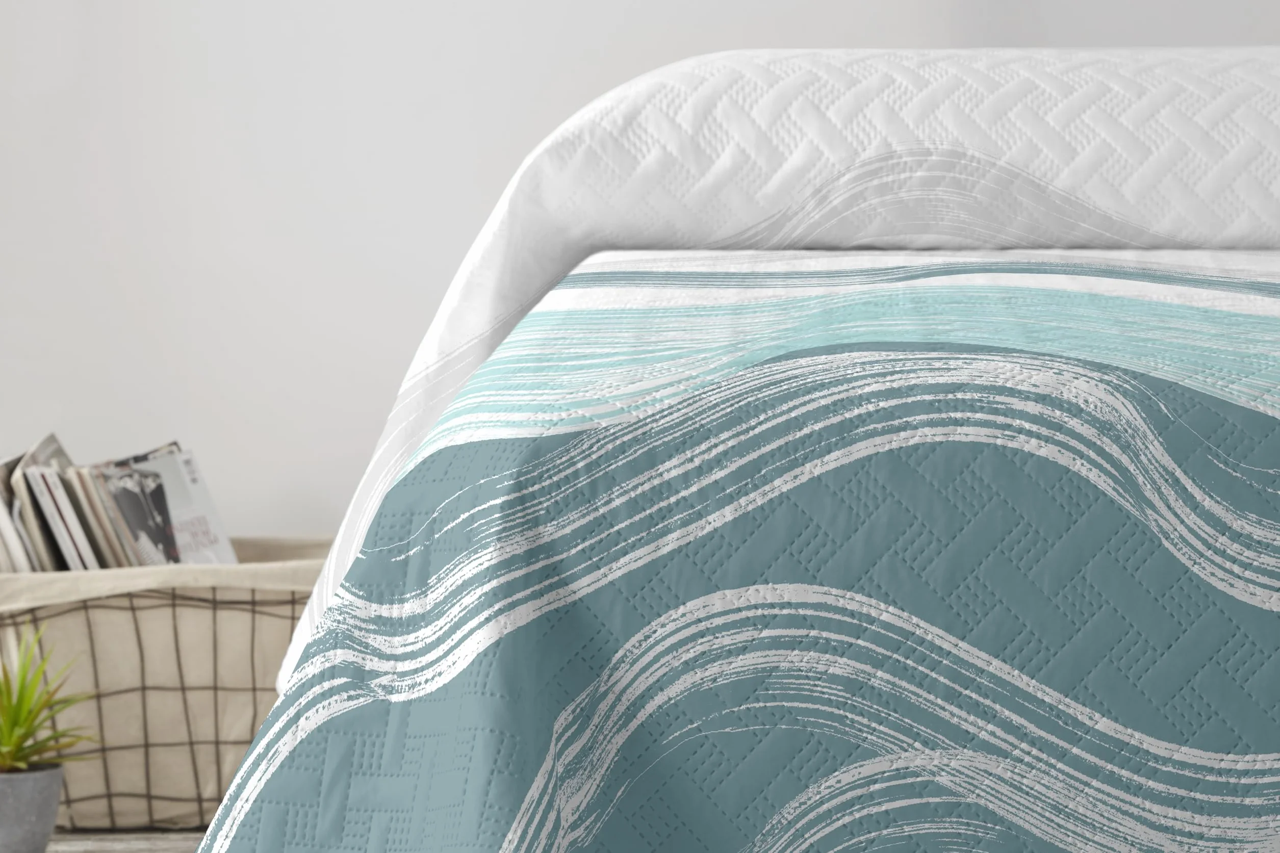 Degrees Home Paraiso – Colcha Boutí Fina para Todas Las Estaciones – Cubre Cama Multiusos Diseño Estampado Suave, Lavable y Ligero 100% Microfibra (180x260) – Ideal para Camas 90/105/135/150/180
