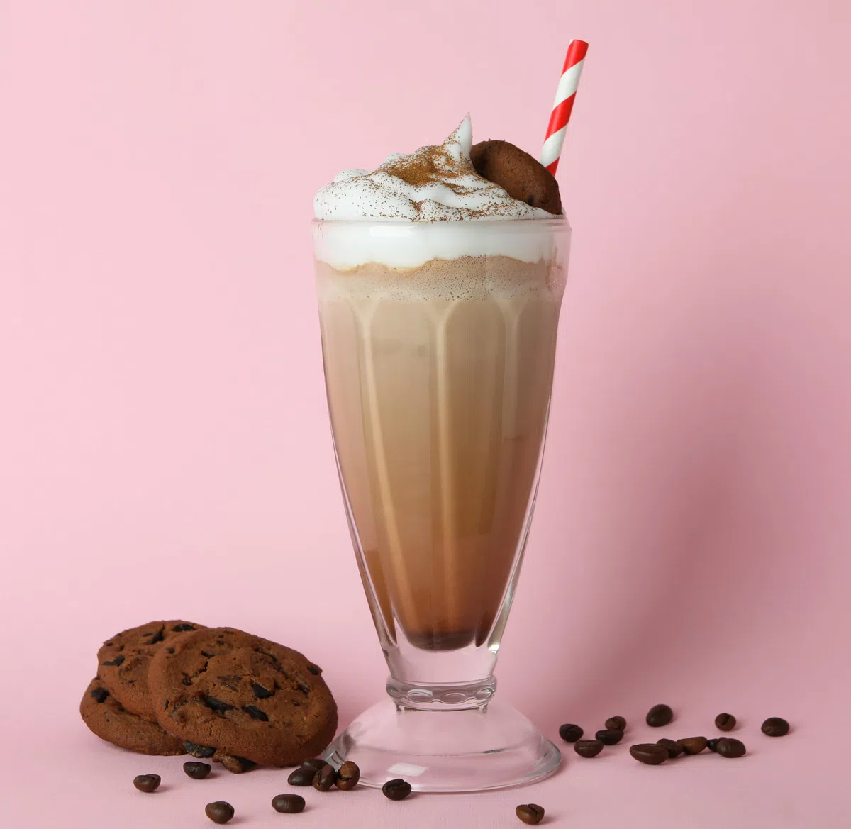 Topkapi 51128 Arctic - Juego de 6 vasos de helado, helado, batido de leche, frappe, 300 ml
