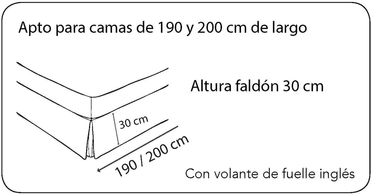 Genérico Cubre Canapé Cama Tejido Loneta con Fuelle Inglés, 50% Algodón 50% Poliéster, Cubre Somier, Color Crema, Cubre Canapé para Somier, Fabricado en España (150 x 190/200 x 30 cm, Beige)