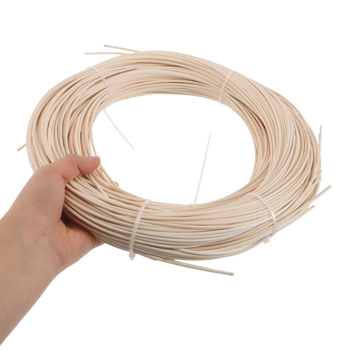 SUPVOX Kit de Reparación de Ratán Natural Tira de Caña y Tejido de Punto de 250 G Adecuado para Restauración y Reparación para Muebles y Cestas en Sala y Jardín