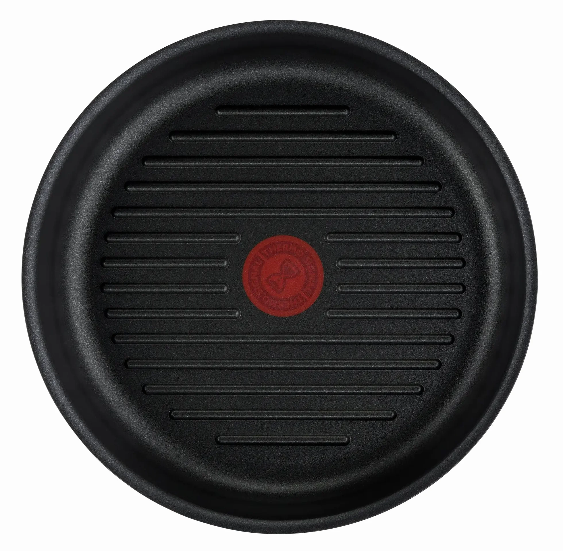 Tefal Ingenio - Sartén grill 26 cm, inducción, revestimiento antiadherente, aluminio fundido apilable, apto para lavavajillas, Eco Resist L8584004, Negro, antiadherente