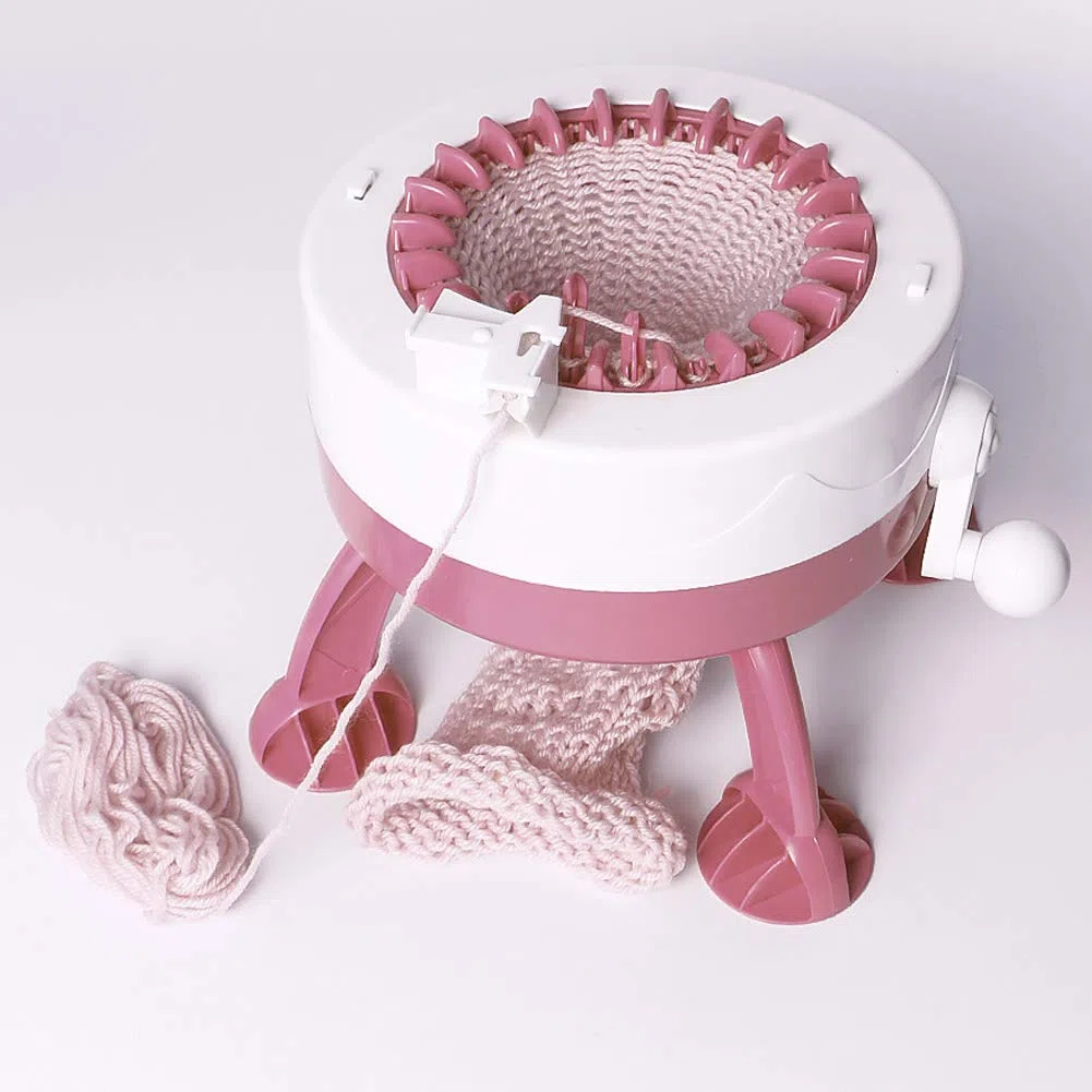 Máquina De Tejer A Mano De Bricolaje Con 22 Agujas, Máquinas De Telar, Kit De Telar, Accesorios Para Herramientas, Telar Inteligente, Telar Redondo Para Tejer A Mano, Como Sombreros, Bufandas