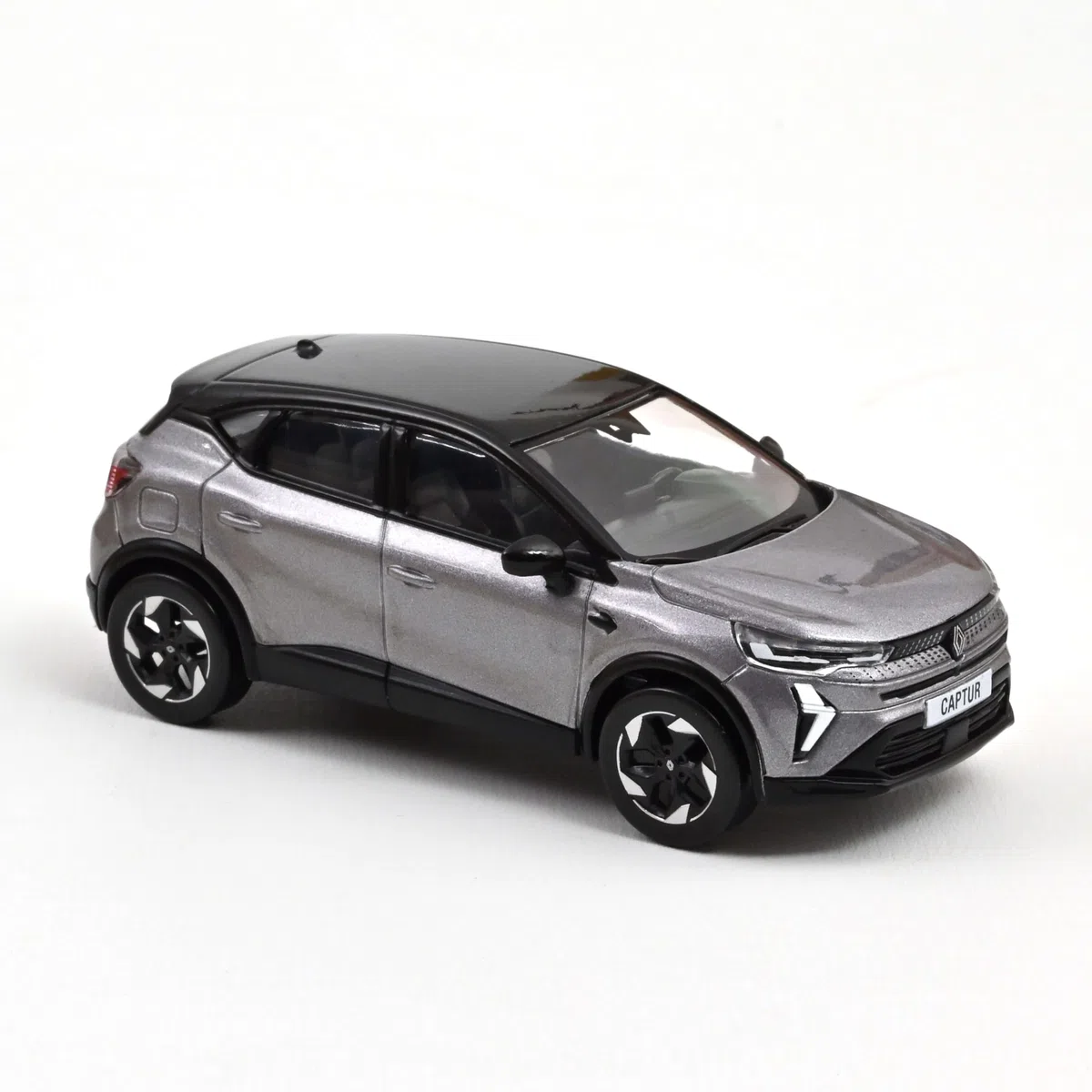 Renault Captur 2024 Gris Cassiopeo y Negro 1/43