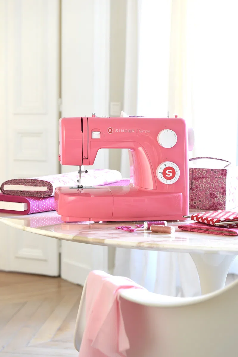 Singer MC Simple 3223 Máquina de Coser, Rosa (Pink Edition)