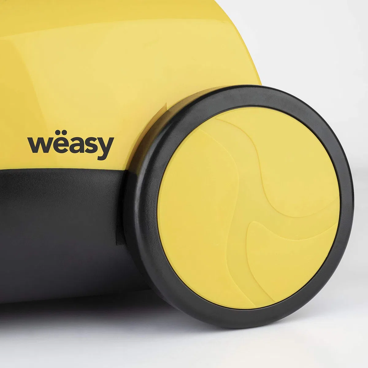 Winkel Wëasy NVP15 Limpiador a Vapor, Vaporeta 1500 W, 4 Bares, Autonomía de 45 min, Capacidad de Agua de 1.5 L, Compartimento Interno, Amarillo, Plástico