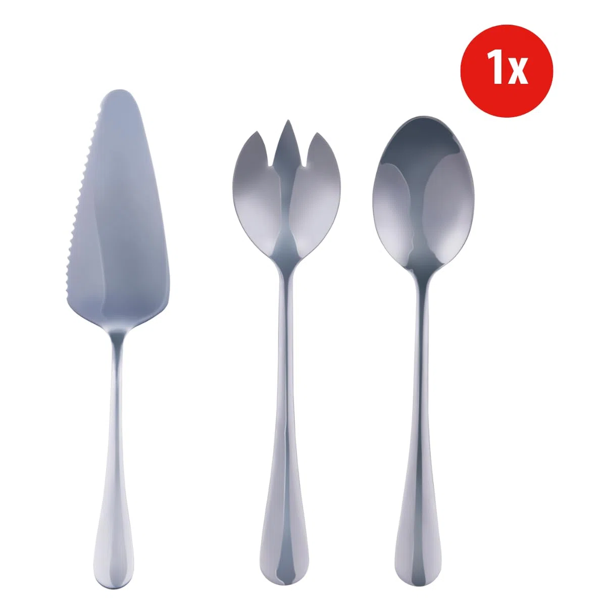 alpina Cubertería 75 Piezas para 12 Personas – Cubiertos Acero Inoxidable – Cubiertos Cucharas Tenedores Cuchillos Postre Café Té – Juego Completo Cocina Comedor
