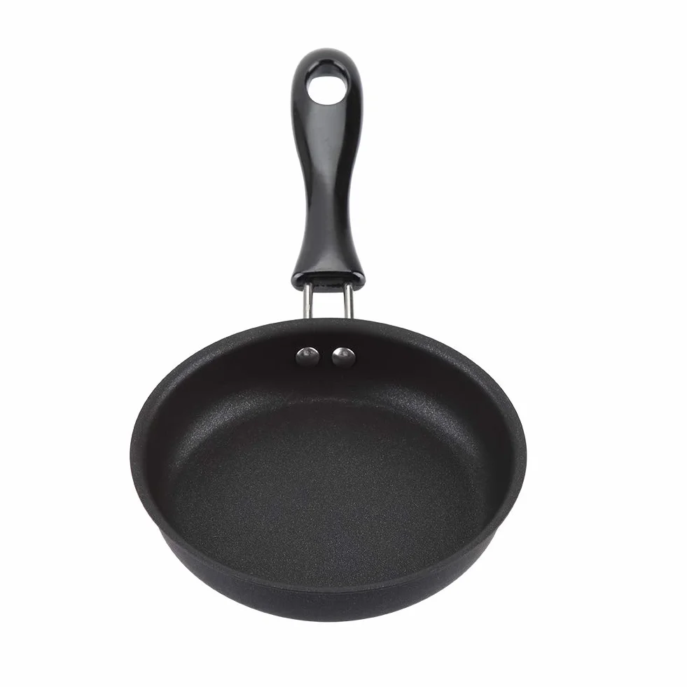 Mini Sartén Portátil Antiadherente de Inducción para Tortillas y Huevos Escalfados - Pequeña Cocina para Gas y Cocinas de Inducción