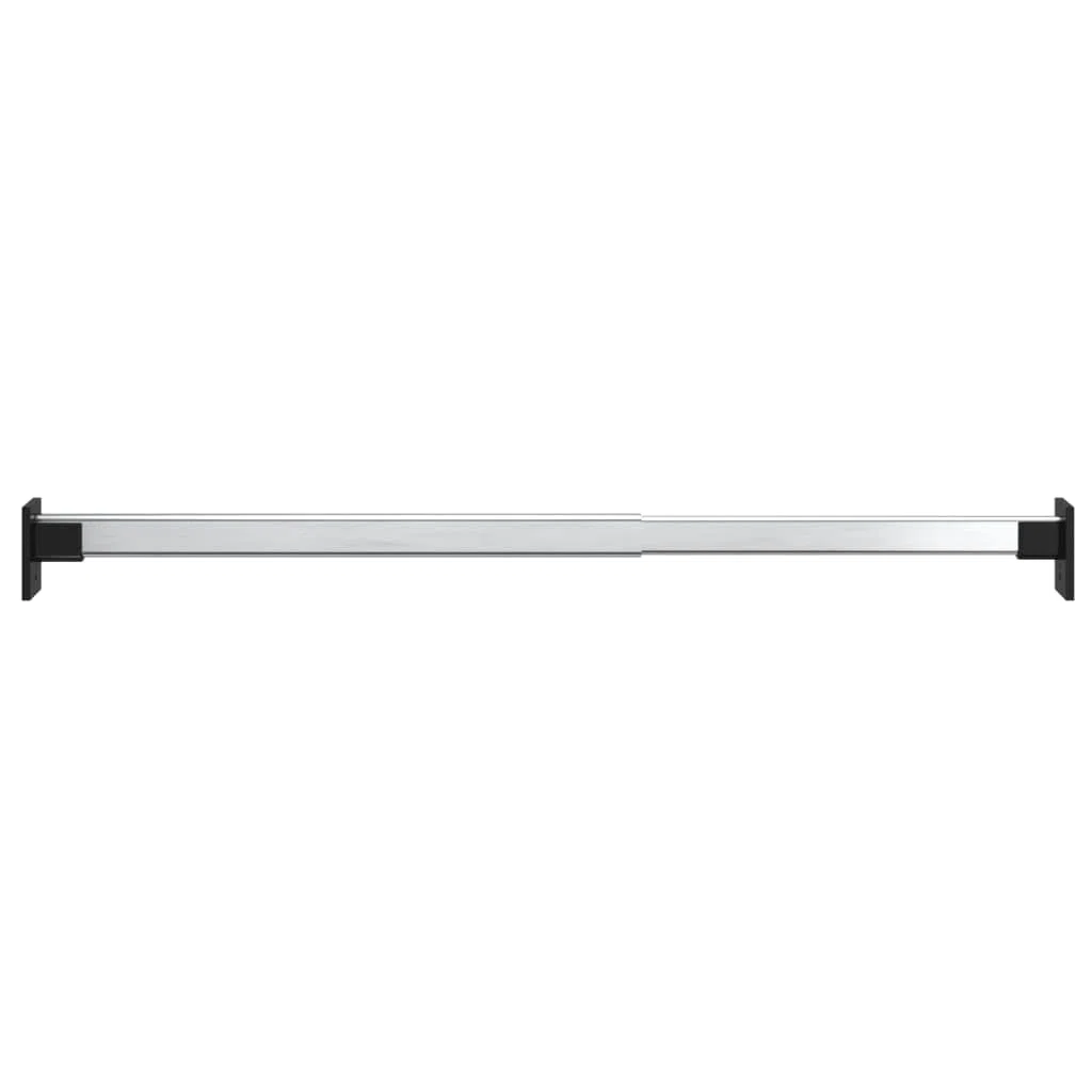 Barras telescópicas para ropa, 2 unidades, de aluminio, 58 – 100 cm, extensibles, estables, ahorran espacio, para armario, baño, pasillo, como perchero organizador