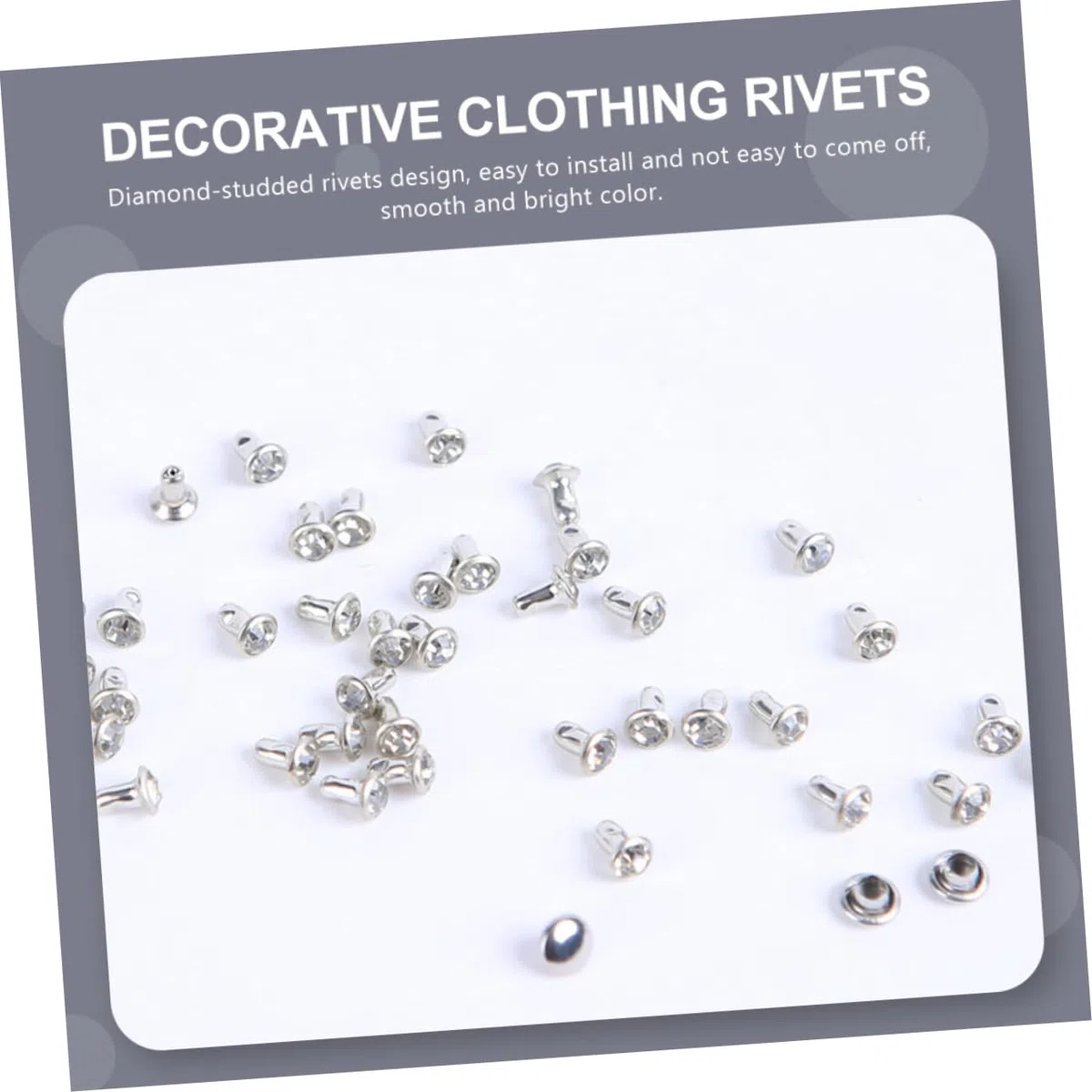 EXCEART 800 Juegos De Remaches De Diamantes Decoración De Metal Chaqueta De Jeans Remaches De Cuero Remache De Cinturón Ropa Y Prendas De Vestir Jeans Con Remaches Remaches Hechos A Mano