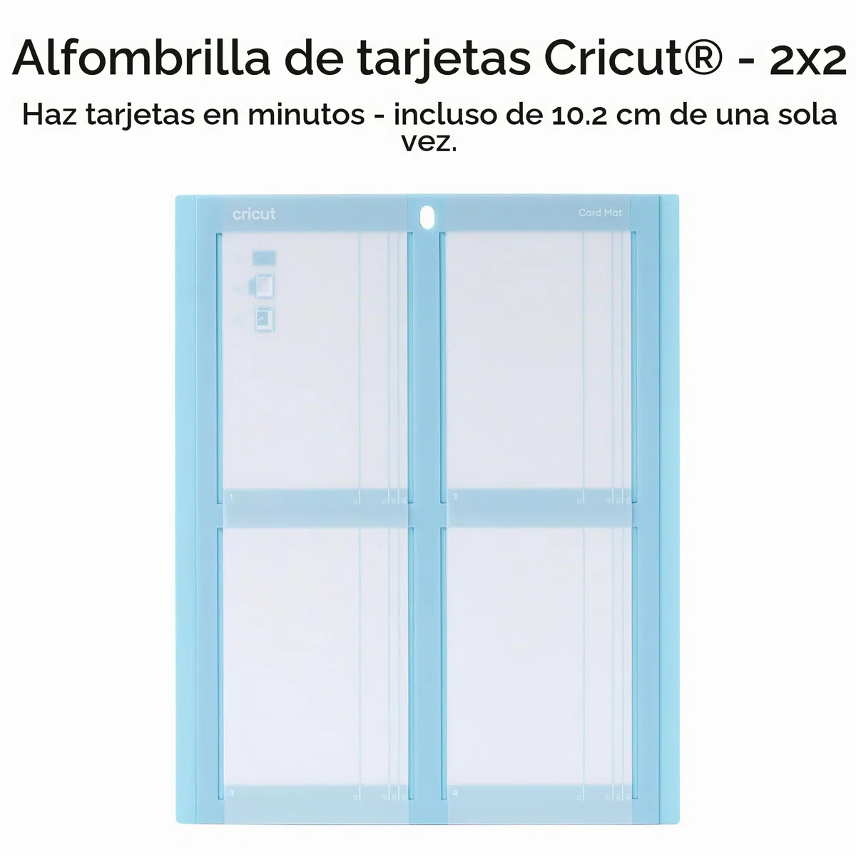 Cricut Tapete de corte para tarjetas 2x2 (pack de 2) - Cricut