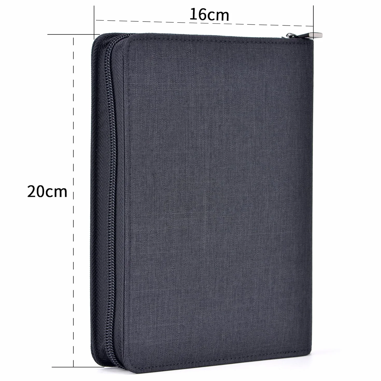 Asvine Estuche para Pluma estilográfica, de Lona Impermeable, con Ranura Individual con Cremallera