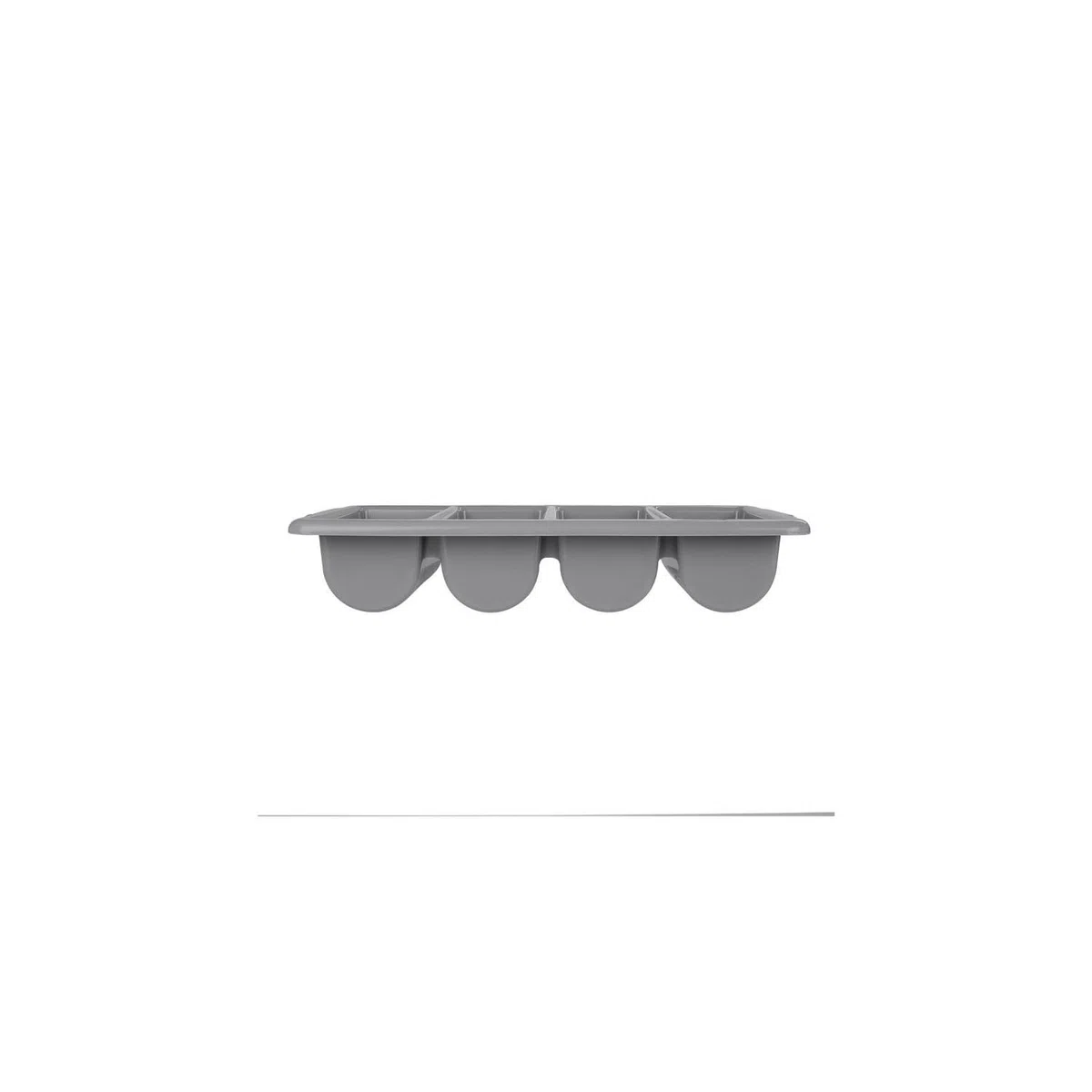 Kristallon J850 bandeja de cajón para cubiertos, 4 compartimentos, GN 1/1
