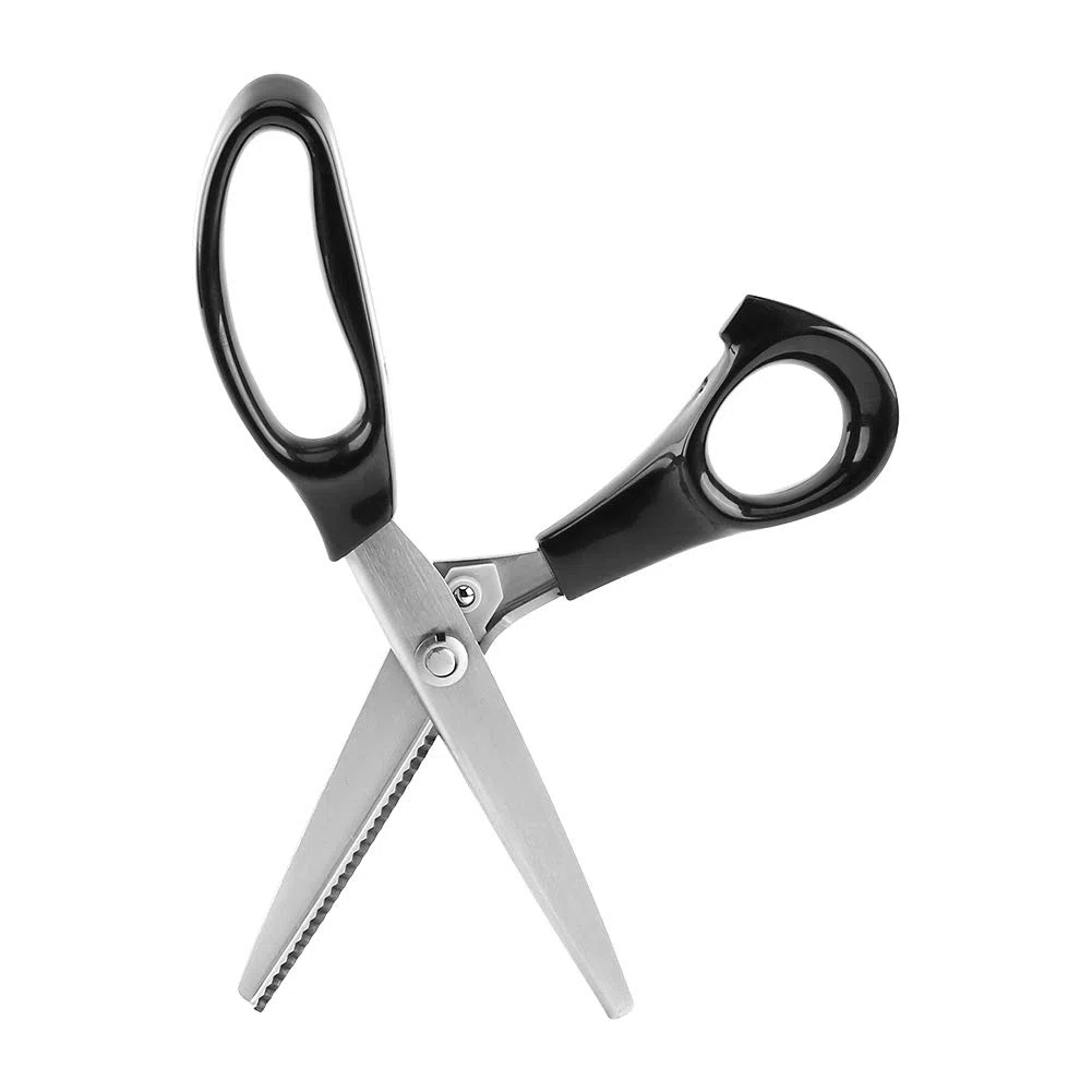 Tijera de Pellizco, Tijeras de Dentado Tijeras para Tela, Tijeras de Dentado para Papel, Tijeras de Dentado Pequeñas para Tela Tela Triángulo Decorativo Borde Tijeras de Dentado (3 mm)
