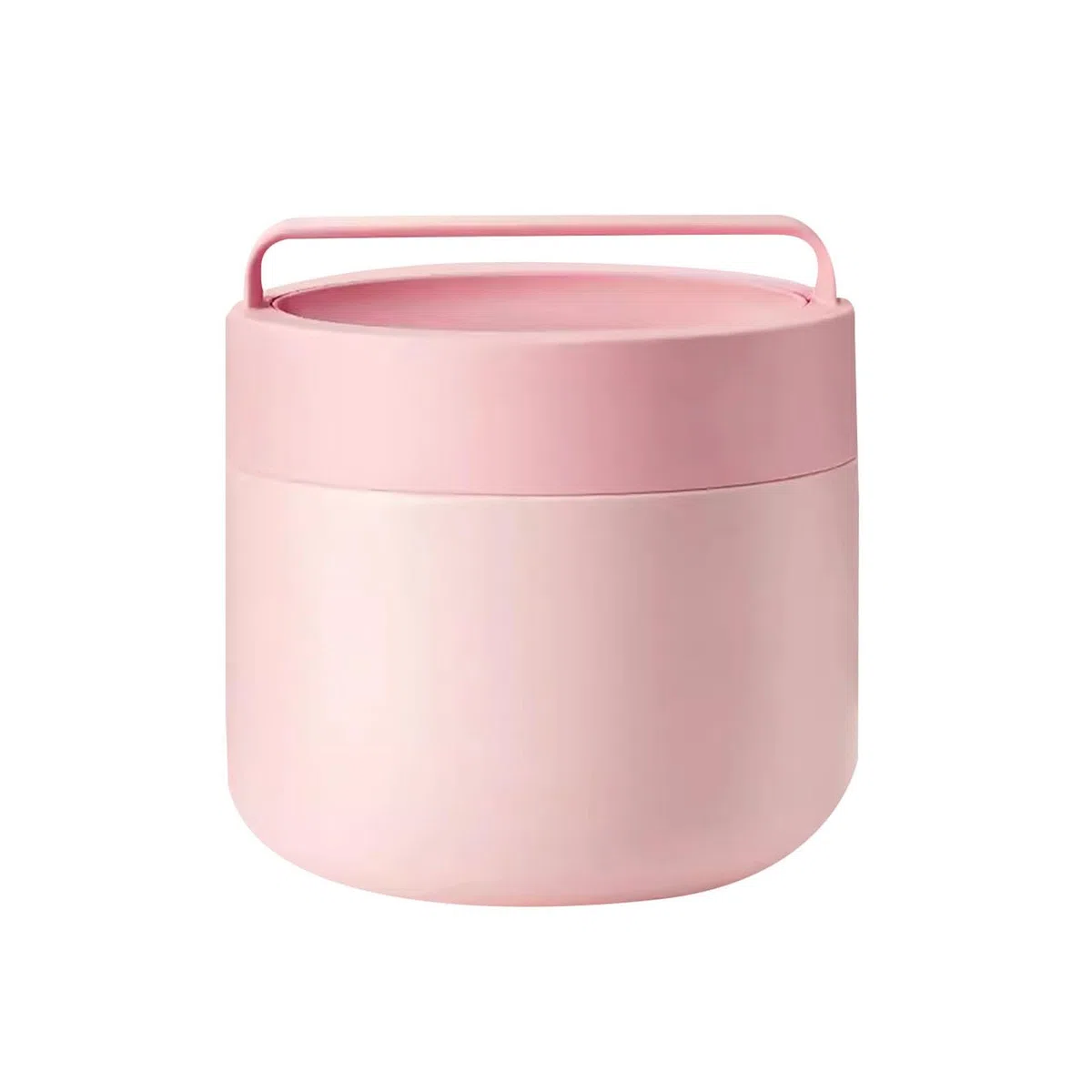 Lonchera, Fiambrera Grande, Hermética y con Aislamiento para el Trabajo y la Preparación de Comidas, a Prueba de Fugas y Derrames, con Cubiertos(Pink,Large)